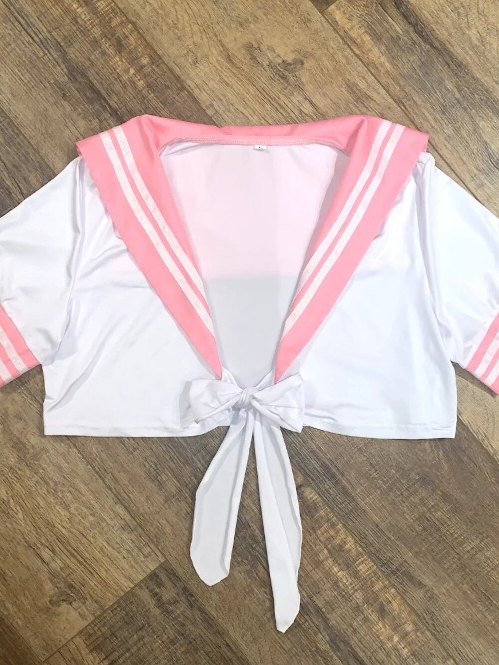 Japanese Anime Girl Classic Pink SAILOR Dress SHIRT Large Uniform Cosplay School